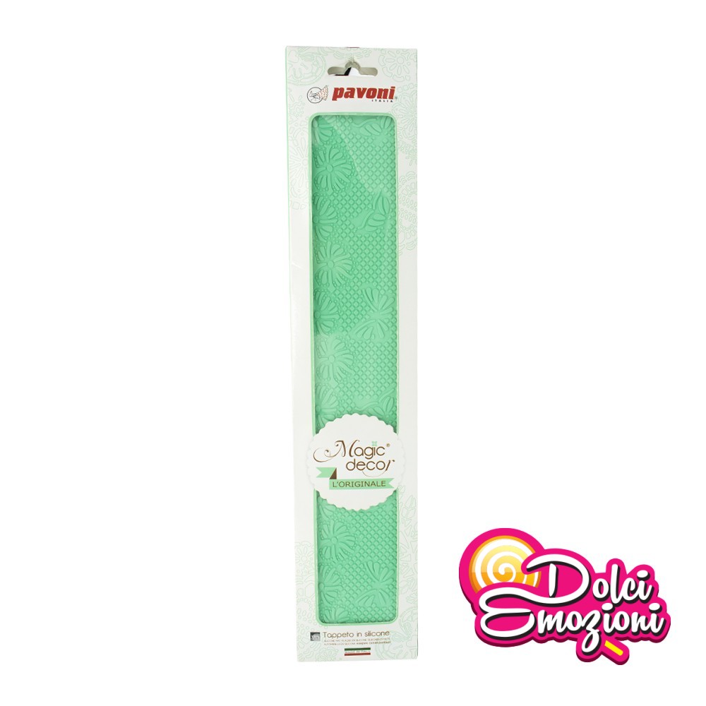 PAVONI STAMPO IN SILICONE STRISCIA PER DECORO PIZZO